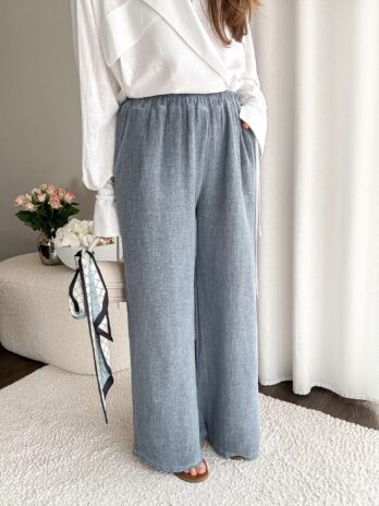 Lniane spodnie Arizona jeans