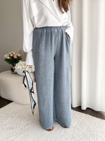 Lniane spodnie Arizona jeans