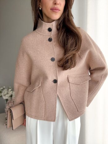 Kurtka z wełną Sara beż