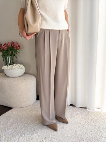 Spodnie Louise taupe