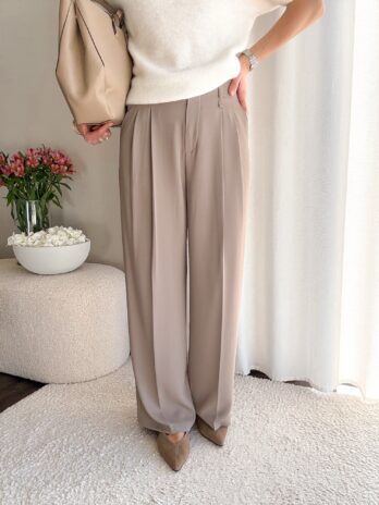 Spodnie Louise taupe