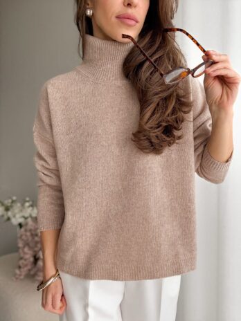 Golf Basic 100% wełna merino beż