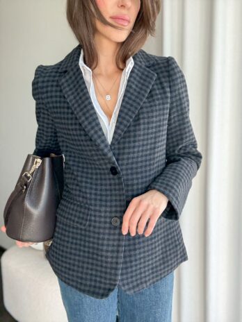 Marynarka w kratkę Gina