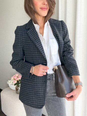 Marynarka w kratkę Gina