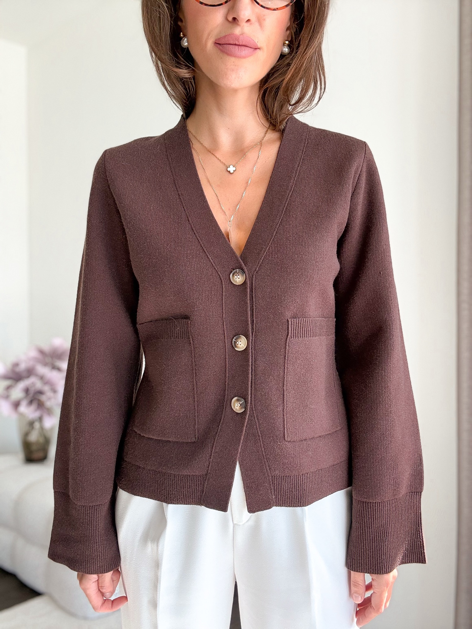 Cardigan Holy brąz - obrazek 6