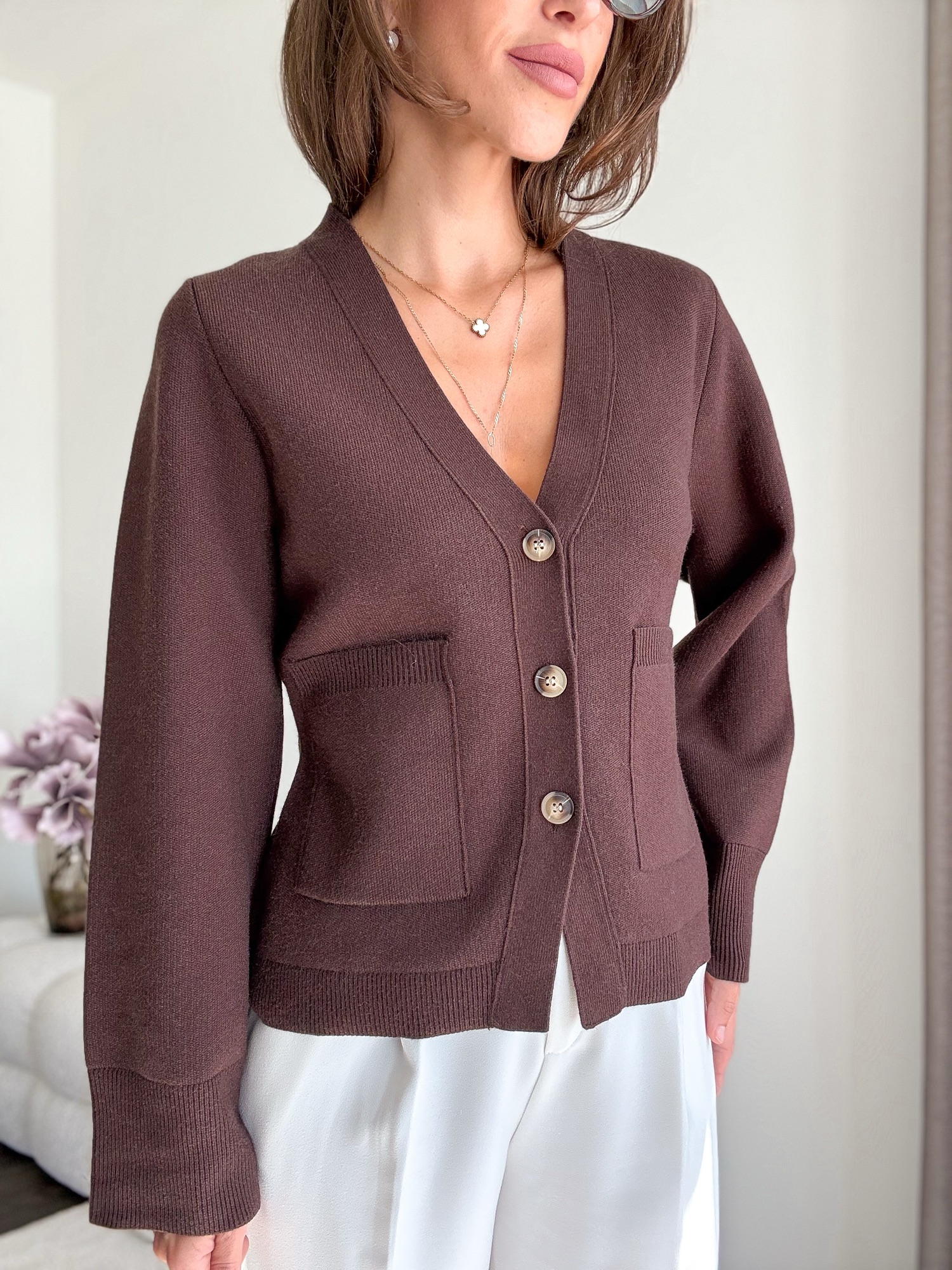 Cardigan Holy brąz - obrazek 5