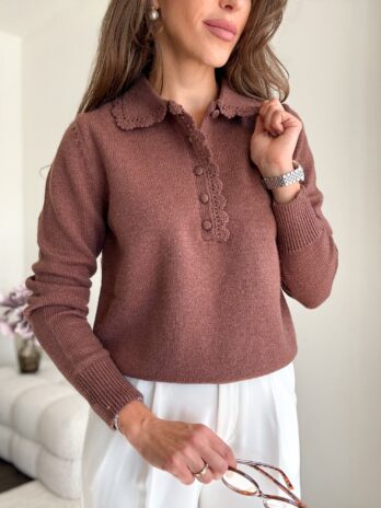 Sweter Paloma brąz