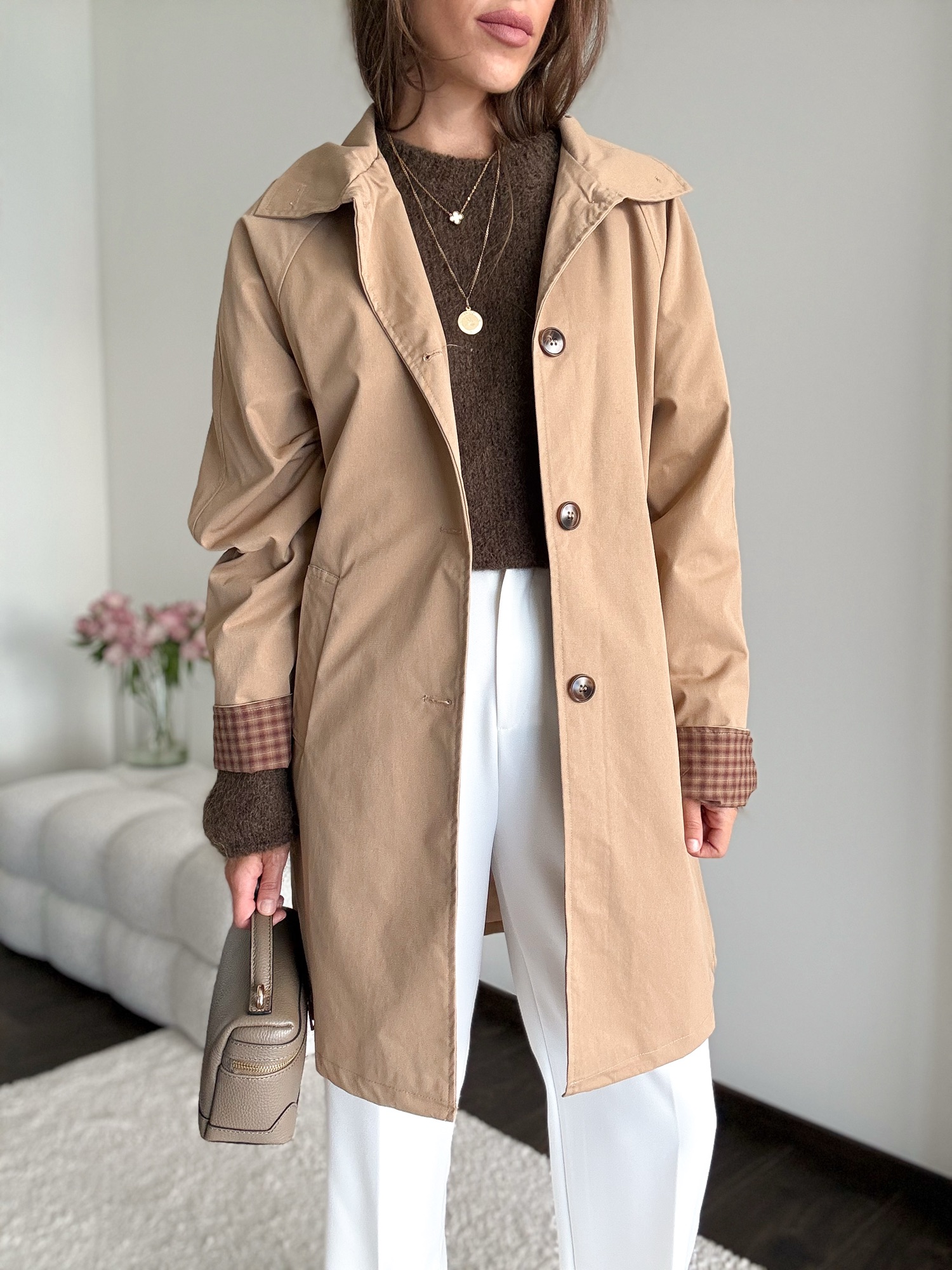 Trencz Madison - camel - obrazek 10