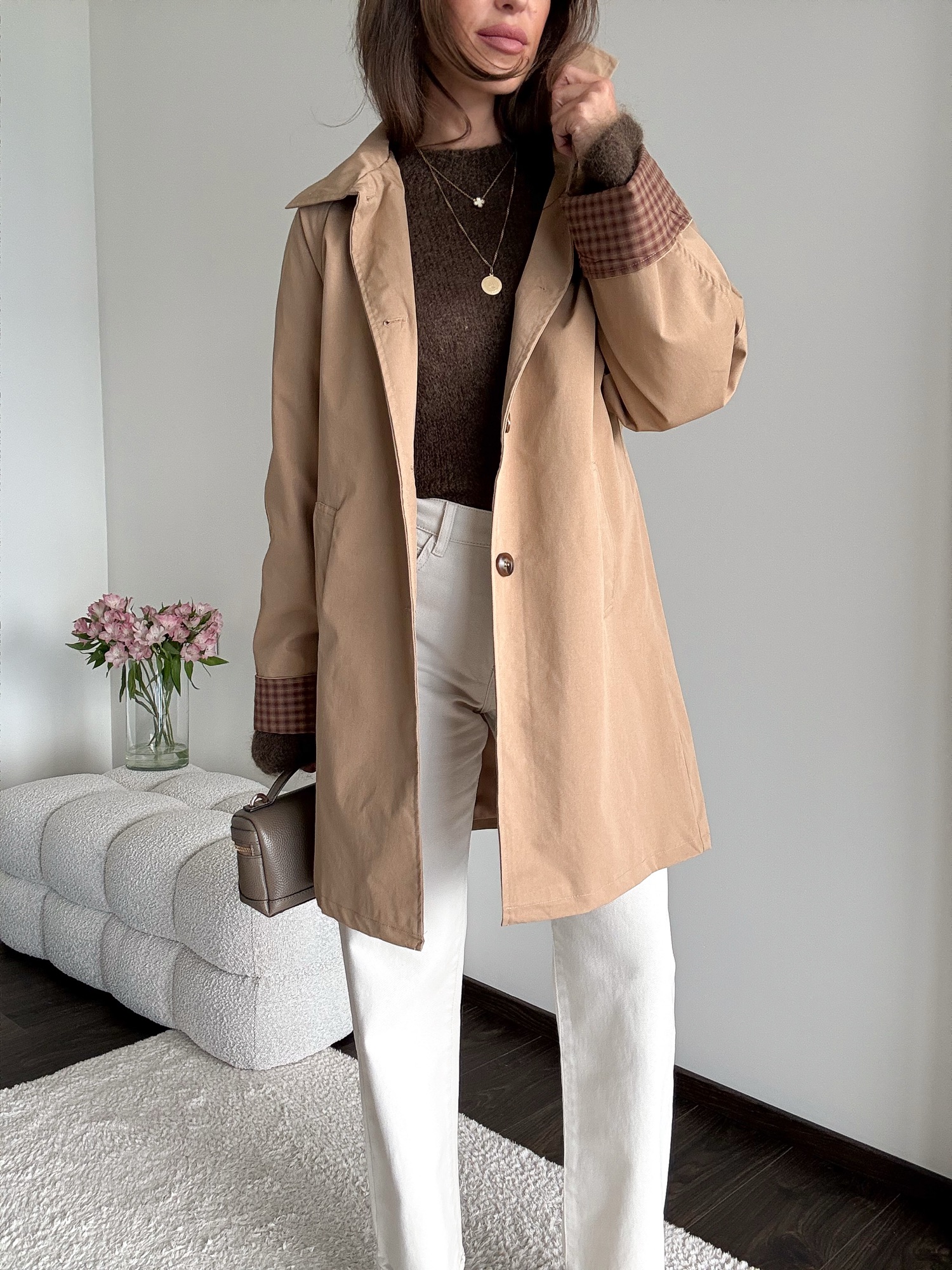 Trencz Madison - camel - obrazek 12