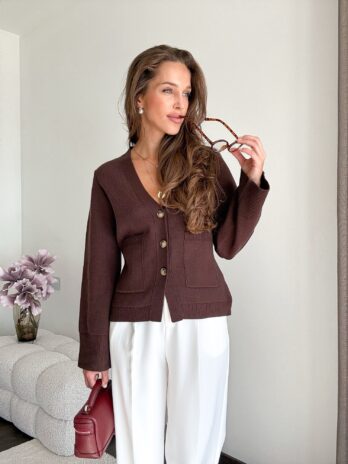 Cardigan Holy brąz
