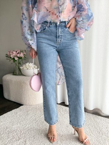 Jeansy Modi błękitne