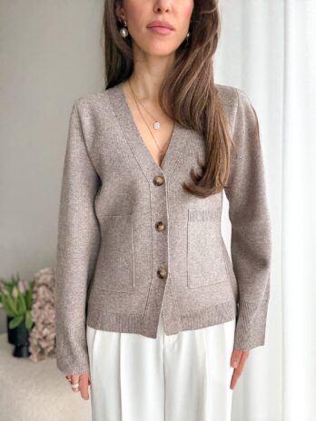 Cardigan Holy taupe
