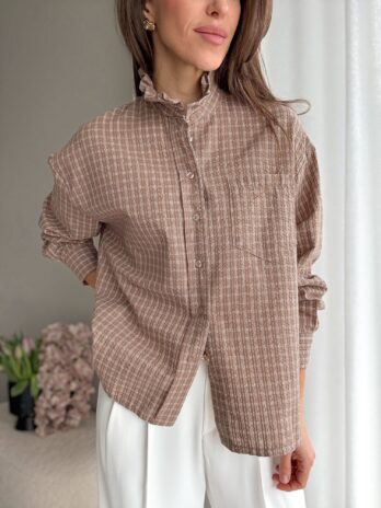 Koszula College beż