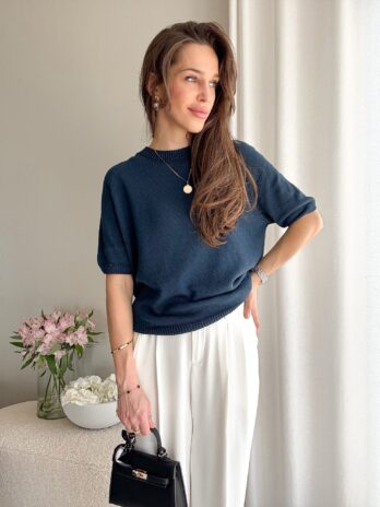 Sweter Sun – granatowy