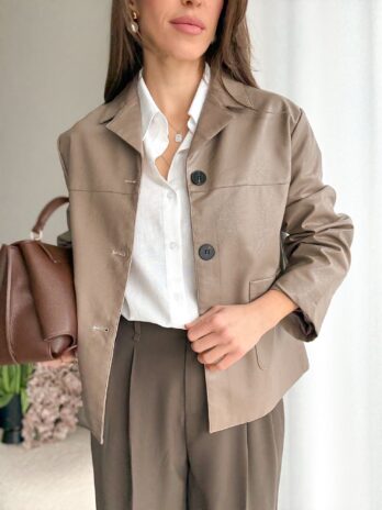 Kurtka Layla taupe