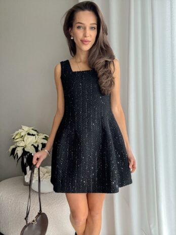 Koktajlowa sukienka Chloe czarna