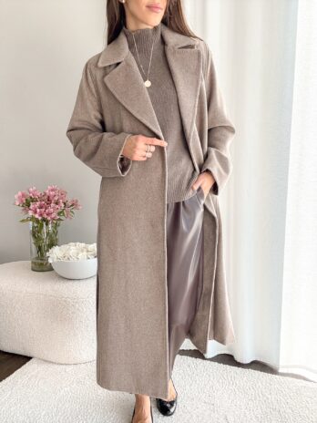 Płaszcz London taupe