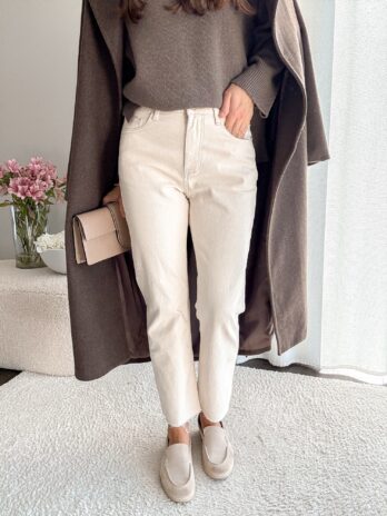 Jeansy Mery – ecru