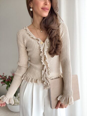 Bluzka Holly – beżowy