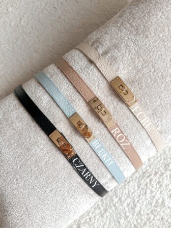 Pasek Hermiona 100% skóra – 4 kolory