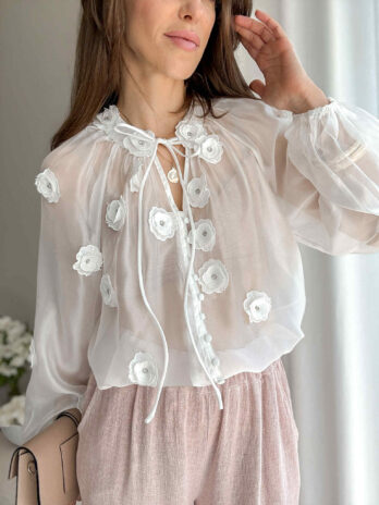 Koszula Vinci biel – 100% wiskoza