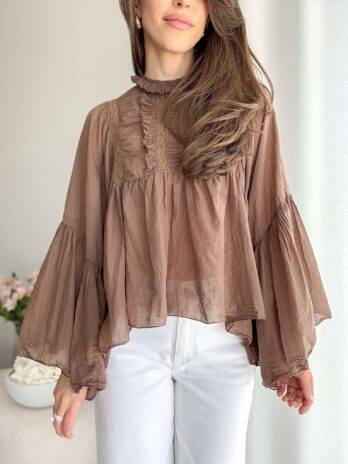 Bluzka Valentina brąz
