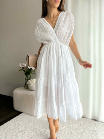 Sukienka Velvet biel